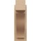 Ekena Millwork 5 1/2-in W x 12-in D x 16-in H Funston Block Rough Cedar Woodgrain TimberThane Outlooker, Primed Tan OUTUR055X12X16FST44RCPR - alternate 6